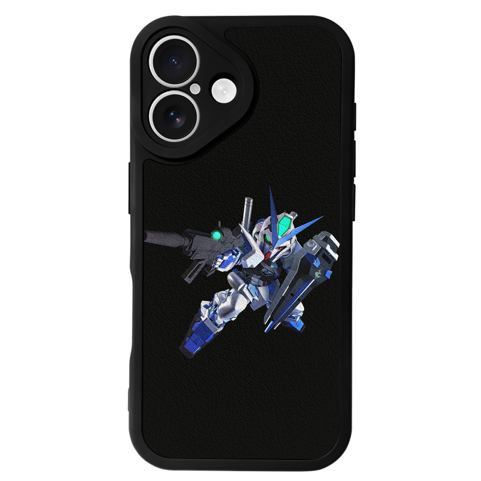 （画像用） 機動戦士ガンダム Mobile Suit Gundam 【iPhone 16シリーズ対応】シリコンスマホケース（レザー調） 材質：シリコン